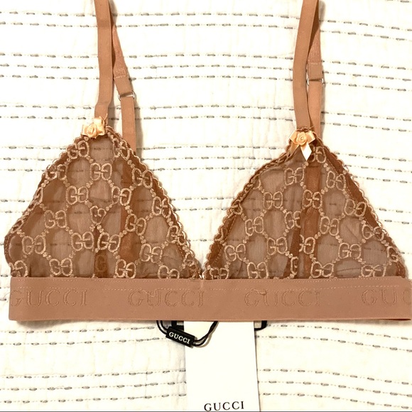 COPY - NWT ~ GUCCI Lingerie Set (in Nude) - Picture 9 of 14